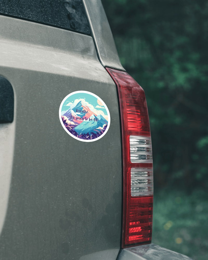 Hope Is a Spell – Calming Mountain Vinyl Sticker
